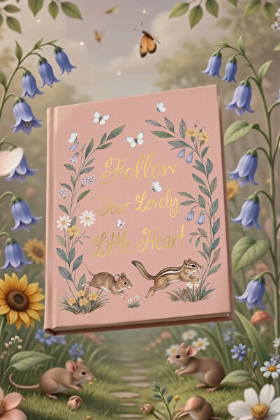 Le Color Wonderland Hardcover Notebook Lined Salmon 13X18 cm