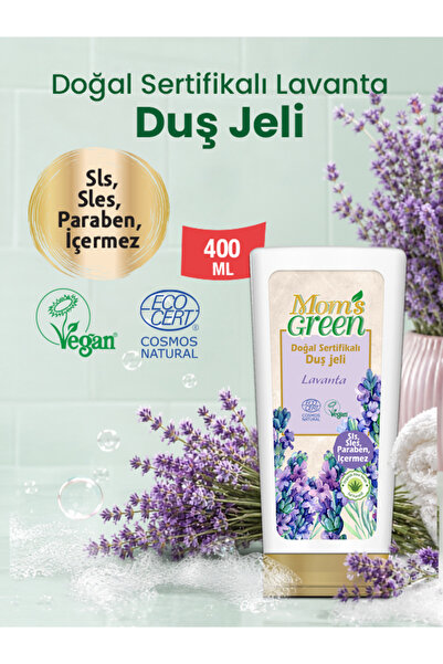 Mom's Green Doğal Sertifikalı Lavantalı Duş Jeli