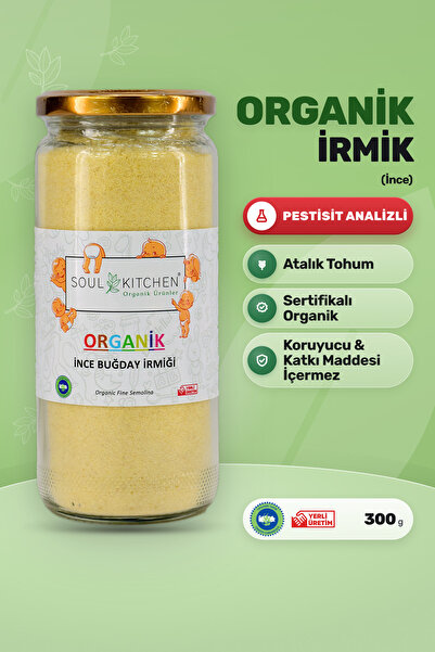 Soul Kitchen Organik Ürünler Organik İrmik Bebek Beslenmesine Uygun Katkısız ...