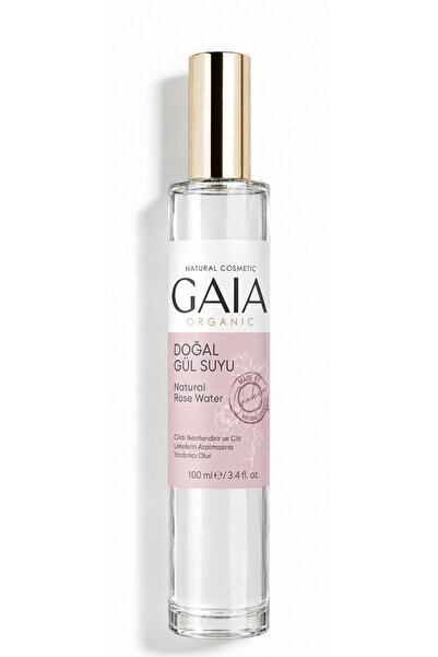 Gaia Organic Doğal Gül Suyu Nemlendirici ve Ferahlatıcı Yüz Toniği 100 ml