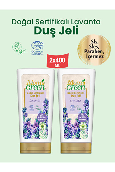 Mom's Green 2'li Set-Doğal Sertifikalı Lavantalı Duş Jeli