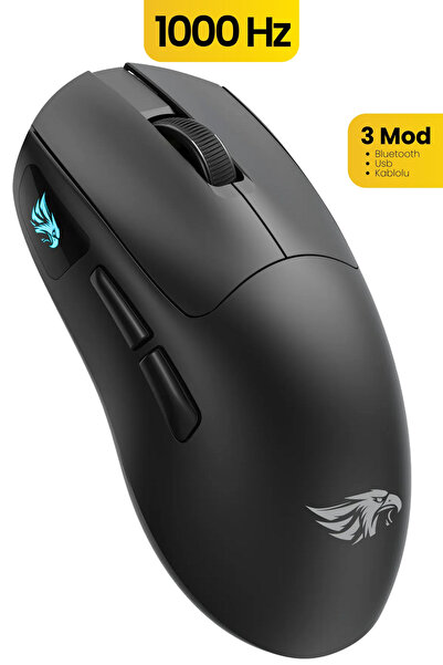 gameagle Prox Bluetooth-Kablosuz-Kablolu Şarjlı 12800 Dpı Hafif 59GR Gaming M...