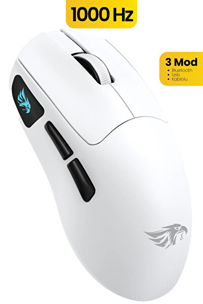 gameagle Prox Bluetooth-Kablosuz-Kablolu Şarjlı 12800 Dpı Hafif 59GR Gaming M...
