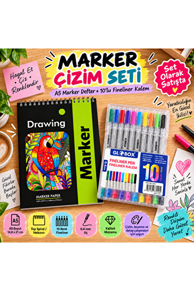 Koala Drawing Pad Marker Drawing Pad and Finelineer Pen