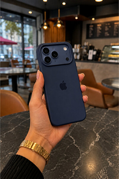CaseKİdükkan iPhone 17 Pro Max Uyumlu Içi Kadife Lansman Premium Kılıf - Laci...