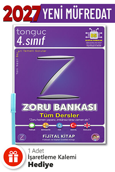 Tonguç Yayınları 4. Sınıf Zoru Bankası Tüm Dersler