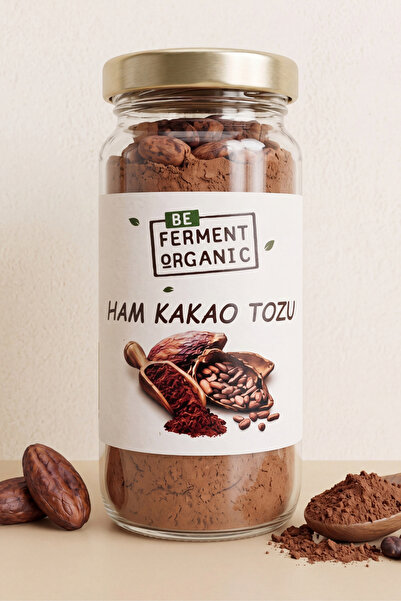 BE FERMENT Be Ferment Organic Ham Kakao Tozu 100 g – Organik Doğal Kakao Tozu