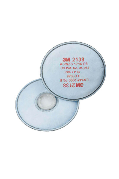 3M 2138 P3 Organik Ozon-Gaz/buhar Filtresi