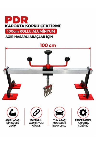 STAR PDR Boyasız Göçük Düzeltme Kaporta Köprü Çektirme Seti Kollu Alüminyum 1...