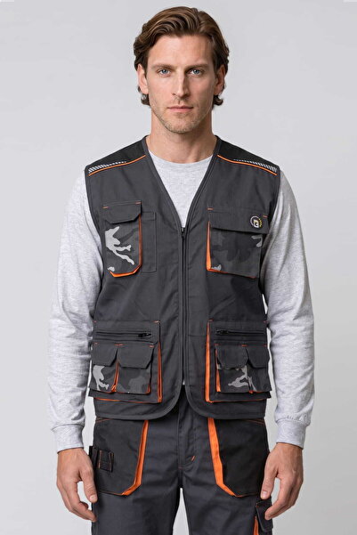 CERVA Emerton Stretch Vest with Camouflage Detail