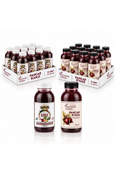 ŞİFA ANA 24'lü 300 ml. Pancar Kvass & Pancar Kanji Paketi (Pet Şişede)