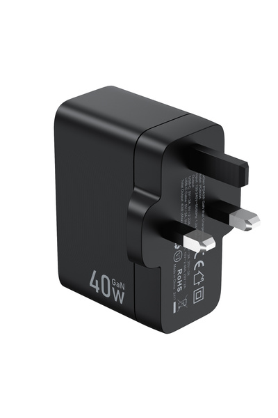 CHOETECH NexGen GaN Wall Charger 40W, with Retractable USB-C Cable, Compact Fast Charger PD6095