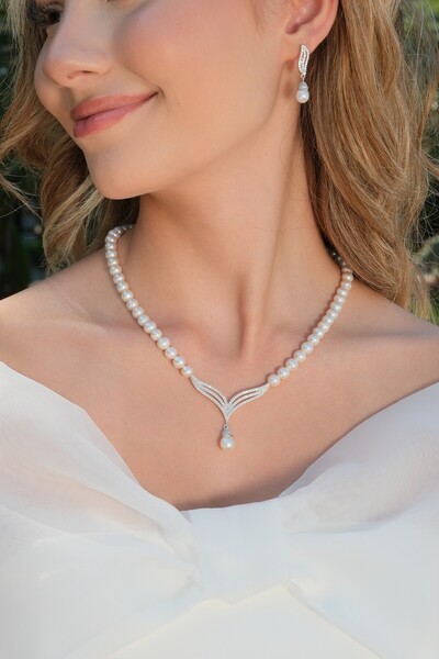 İlkin Gerçek Doğal İnci Set – ST001