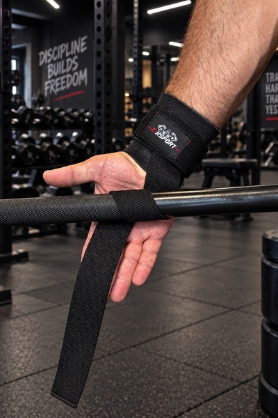 E-HSPORT Pro Lifting Strap with Wristband Straps