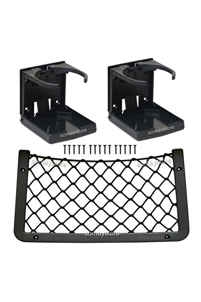 Goldsea Marine Tekne Karavan Seti 2 Adet Katlanır Bardaklık 1 Adet 32x17cm Eş...