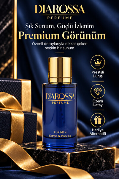 M016 Erkek Parfümü Baharatlı, Deri, Odunsu Notalar EDP Sonbahar & Kış İçin 50 ml