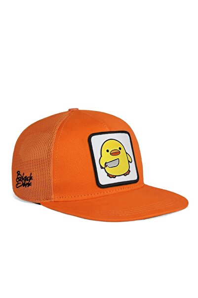 BlackBörk Hip Hop Kids Chick Logo Orange Children's Trucker Hat