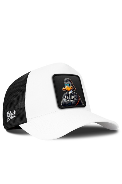 BlackBörk Duckside Logo White-Black Trucker Hat