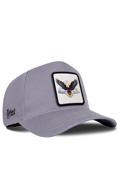 BlackBörk Eagle Logo Gray Baseball Premium Hat
