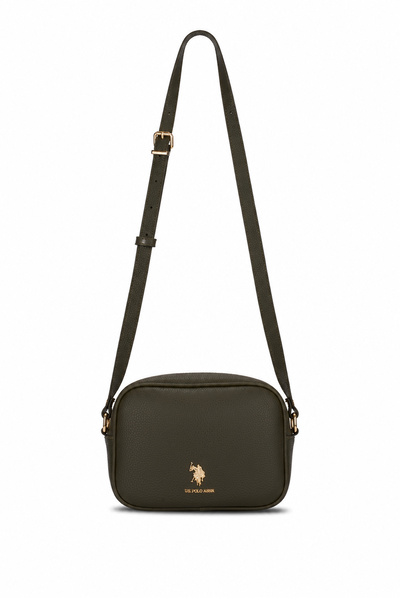 U.S. Polo Assn. حقيبة ماسنجر نسائية من ك.هاكي طراز US26540