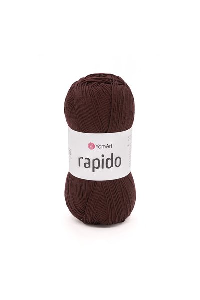 Yarnart Rapido - Ață de tricotat manual maro-677