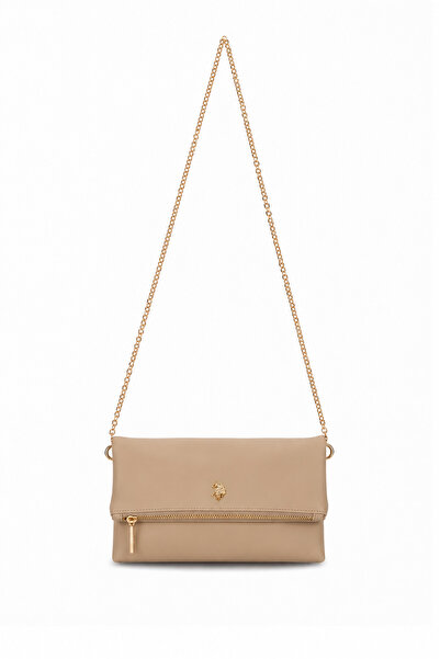 U.S. Polo Assn. K.Beige Women's Messenger Bag Us26594
