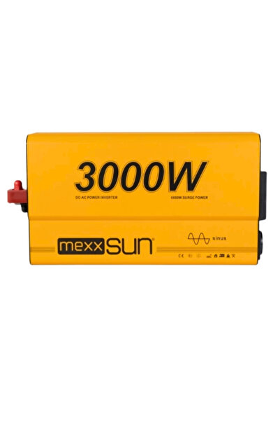 MEXXSUN 12 Volt 3000 Watt Tam Sinüs İnverter