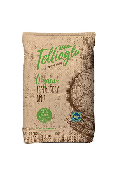 tellioğlu Organik Tam Buğday Unu 25 Kg