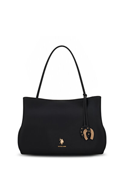 U.S. Polo Assn. Black Women's Shoulder Bag Us26624