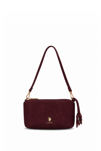 U.S. Polo Assn. Burgundy Women's Shoulder Bag Us26626