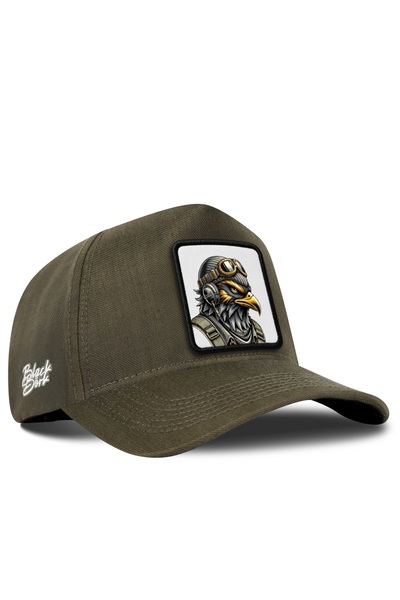 BlackBörk Eagle Logo Cordura Khaki Baseball Cap
