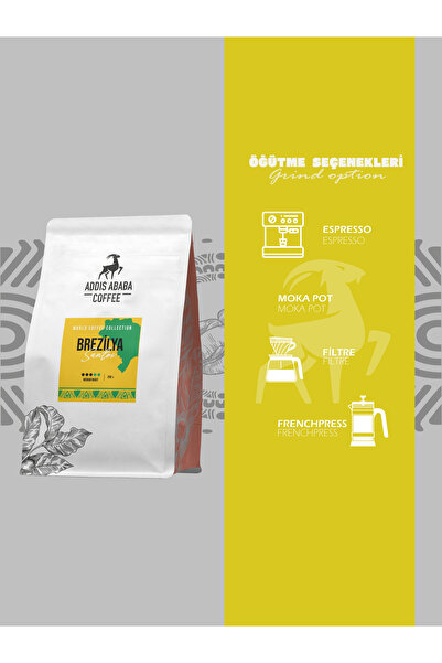 Addis Ababa Coffee Brazil-santos 250 Gr. Çekirdek, Filtre, Espresso