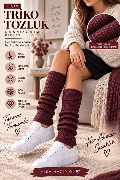 mrm pro Women's Dust Cover Leggings Burgundy Winter Long Cotton Pairs in 1-Pa...