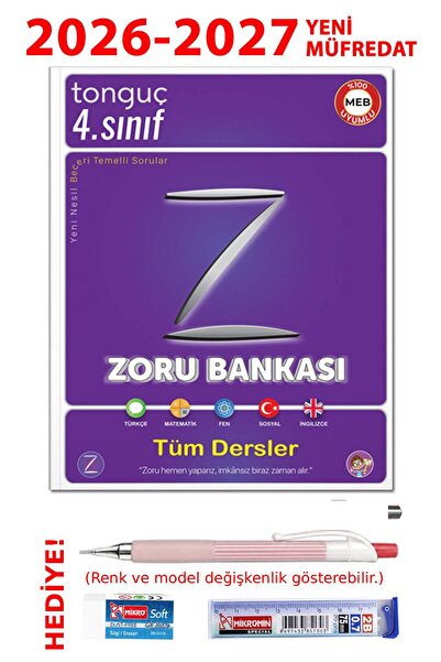 Tonguç Yayınları 4. Sınıf Tüm Dersler Zoru Bankası + Hediyeli