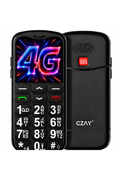 CZAY Telefon Mobil pentru Seniori cu Taste Mari CZAY®,Limba Romana, Volum Put...