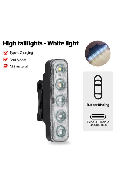 Choice White light LED Bicycle Tail Light Mountain Road Bike Warning Rear Lig...