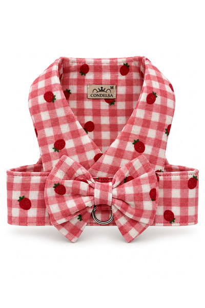 CONDELSA Removable Ribbon Dog Collar - 100% Cotton Muslin