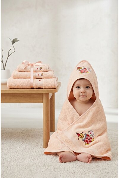Özdilek Baby Bath Towel Set 6 Pieces (Clown)