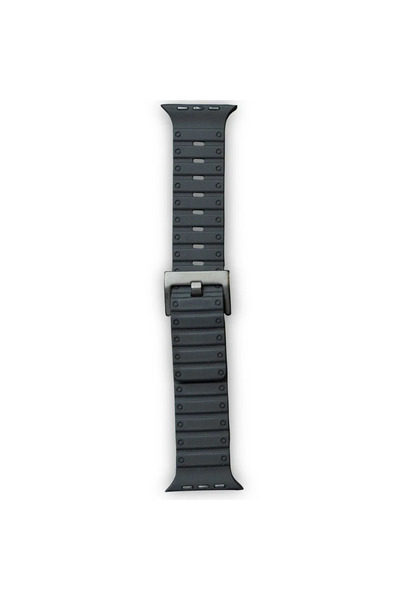 SS HOME CONCEPT Apple Watch 42mm Magnus Magnet Silicone Band - Black
