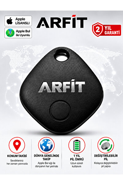 arfit Akıllı Takip Cihazı Airtag (Apple Uyumlu)