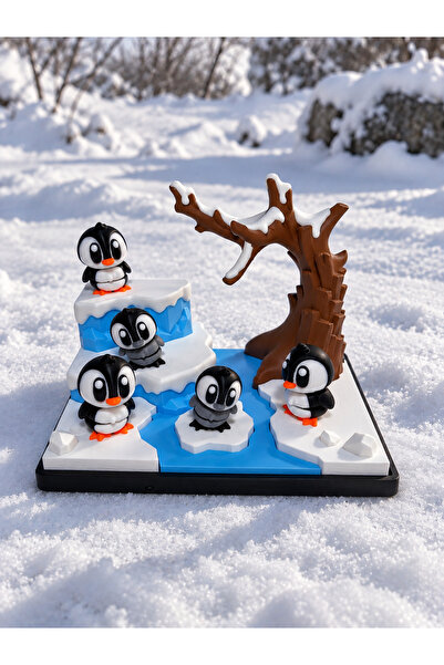 MİNİKOM`S Kutup Keşif Ekibi – 6 Adet Hareketli Penguen | Eğitici Oyuncak Seti