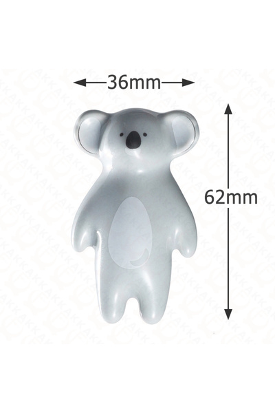 Choice Koala KAK Cartoon Panda Furniture Handle Ceramic Drawer Knobs Cabinet ...