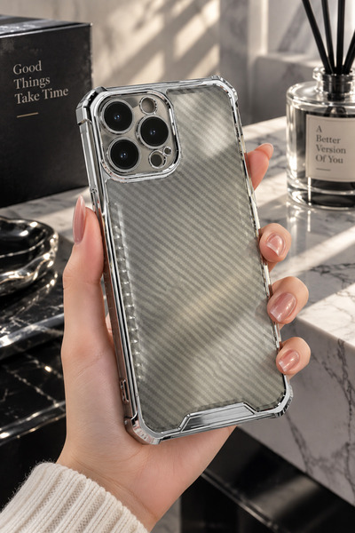 iPhone 13 Pro Max Uyumlu Premium Sert Kılıf – Sararmaz – Darbe Korumalı – Dayanıklı ve Şık Tasarım