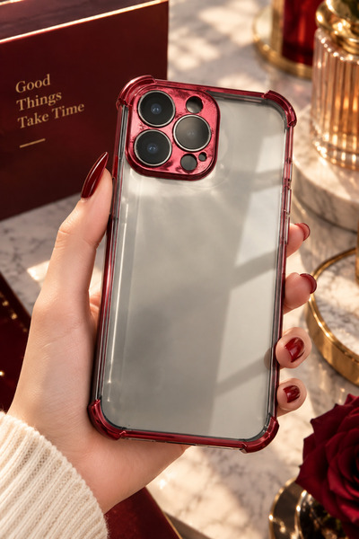 iPhone 13 Pro Uyumlu Premium Sert Kılıf – Sararmaz – Darbe Korumalı – Dayanıklı ve Şık Tasarım