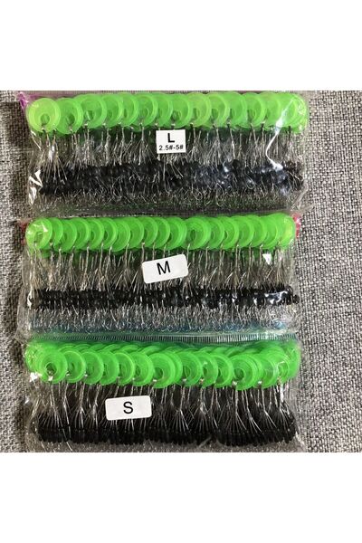 Choice S 600 Pcs 100 Groups/Set Fishing Bobber Stopper Black Rubber Beads Sto...