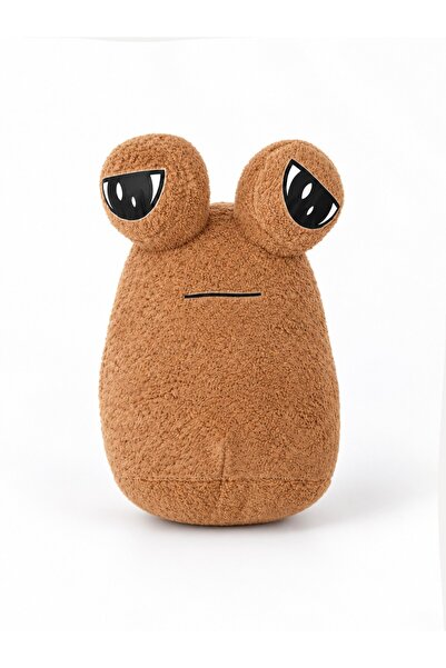 Özgüner Oyuncak Pou Brown Plush Toy 22 cm – Fun Alien Design