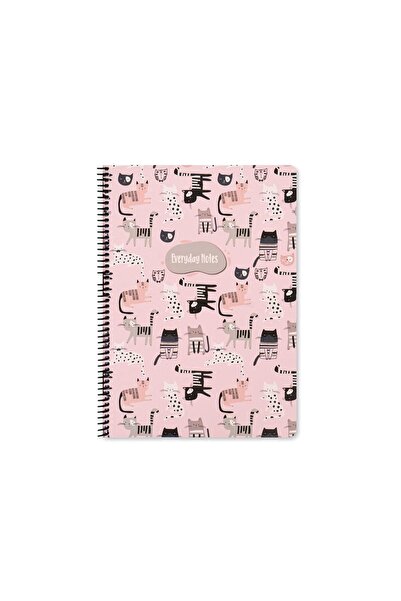 KESKİN COLOR A4 Kareli Defter Animal Friends - Kediler