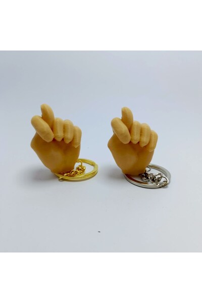 TERARYUM SEPETİM Hand Sign Keychain