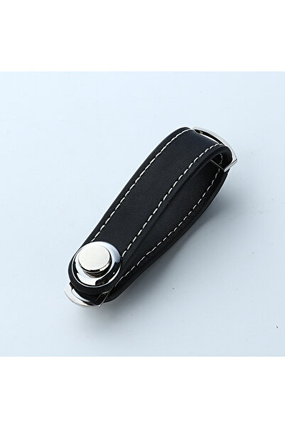 Choice Black Car Key Pouch Bag Case Wallet Holder Chain Key Wallet Ring Colle...