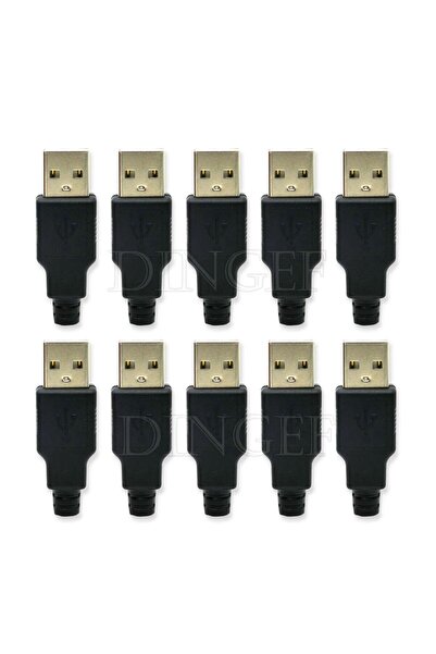 Choice1 Male 10PCS 10pcs Type A Male Female USB 4 Pin Plug Socket Connector W...